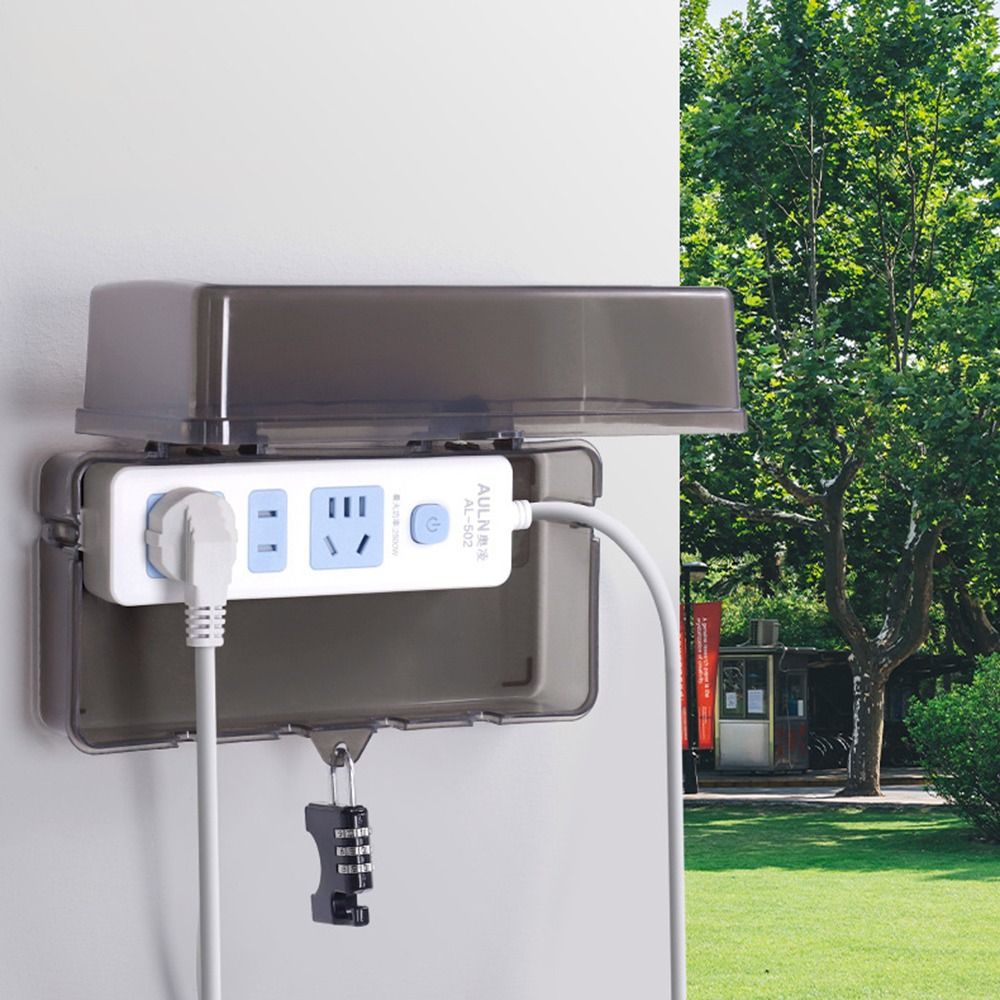 Portable Plastic Plug Box Anti - Outdoor Power Strip Weatherproof 评论和价格
