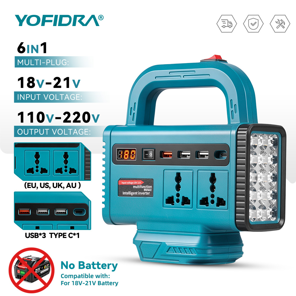 YOFIDRA 220V Portable Power In - Ac Outdoor Power 评论和价格