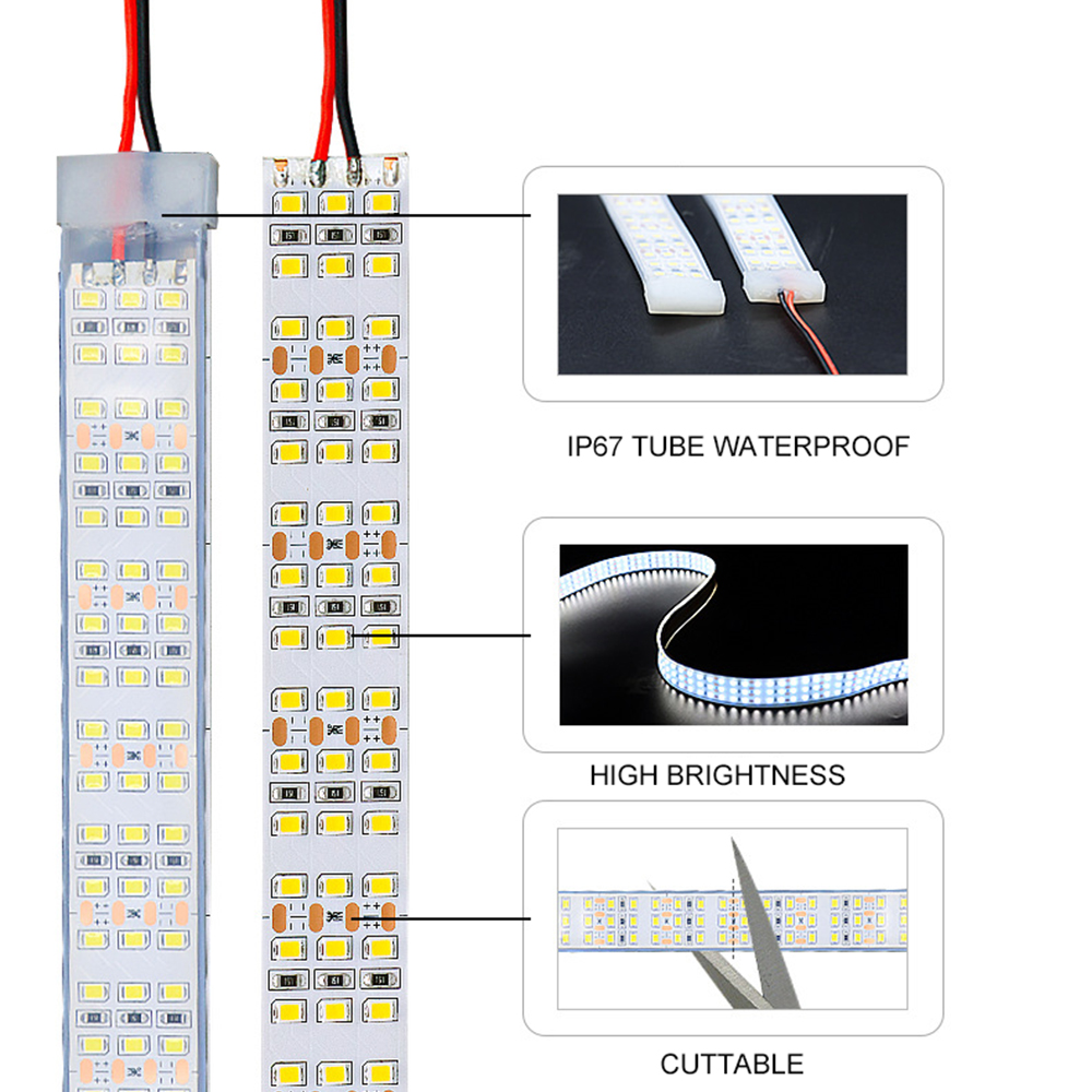 5m High Brightness SMD2835 Thr - Outdoor Power Strip Weatherproof 评论和价格