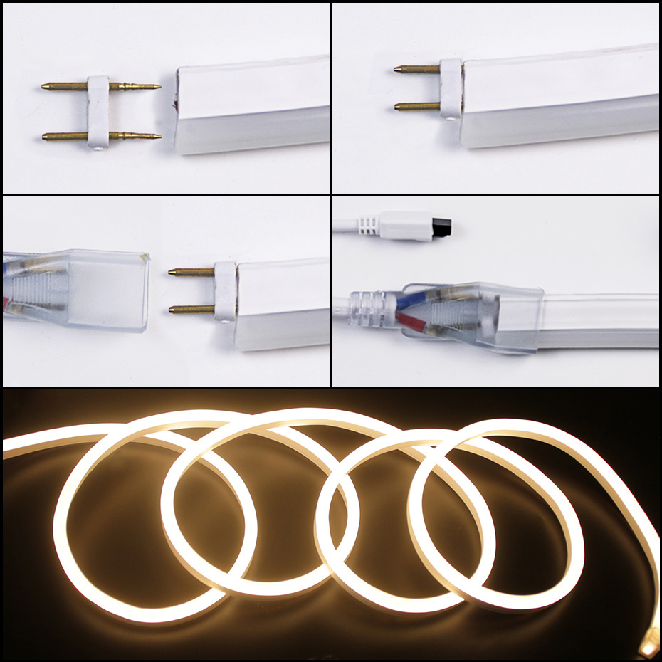 LED Neon Strip 220V 2835 120 L - Outdoor Power Strip Weatherproof 评论和价格